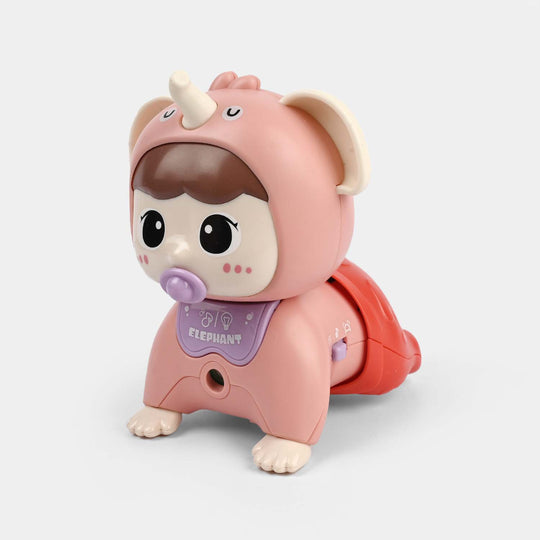 Crawling Baby Doll Toy with Music