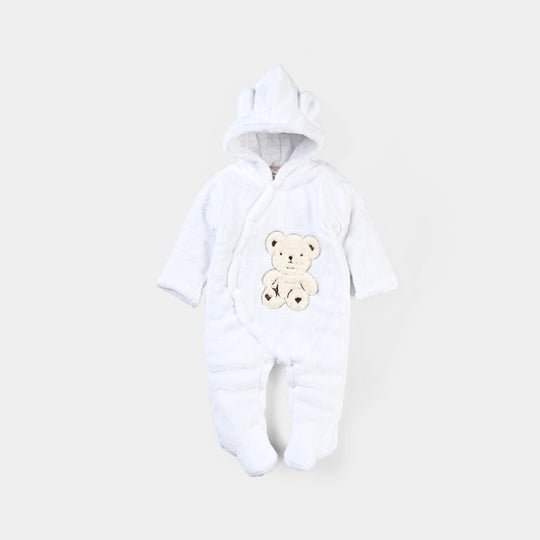 Infant Unisex Romper-White