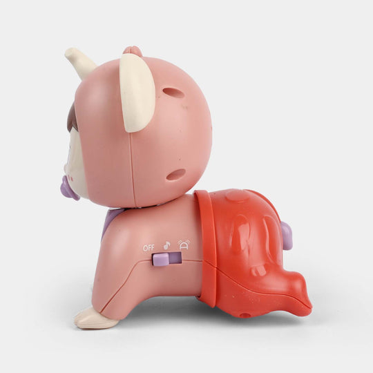 Crawling Baby Doll Toy with Music