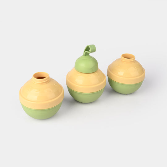 3-Layer Baby Milk Powder & Snack Container