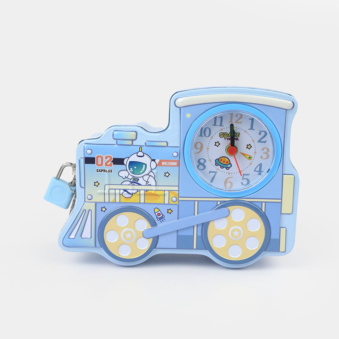 Metal Coin/Money Box with Lock For Kids