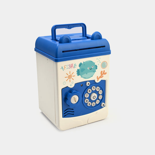 Money Safe Electric Lock Kids ATM Machine