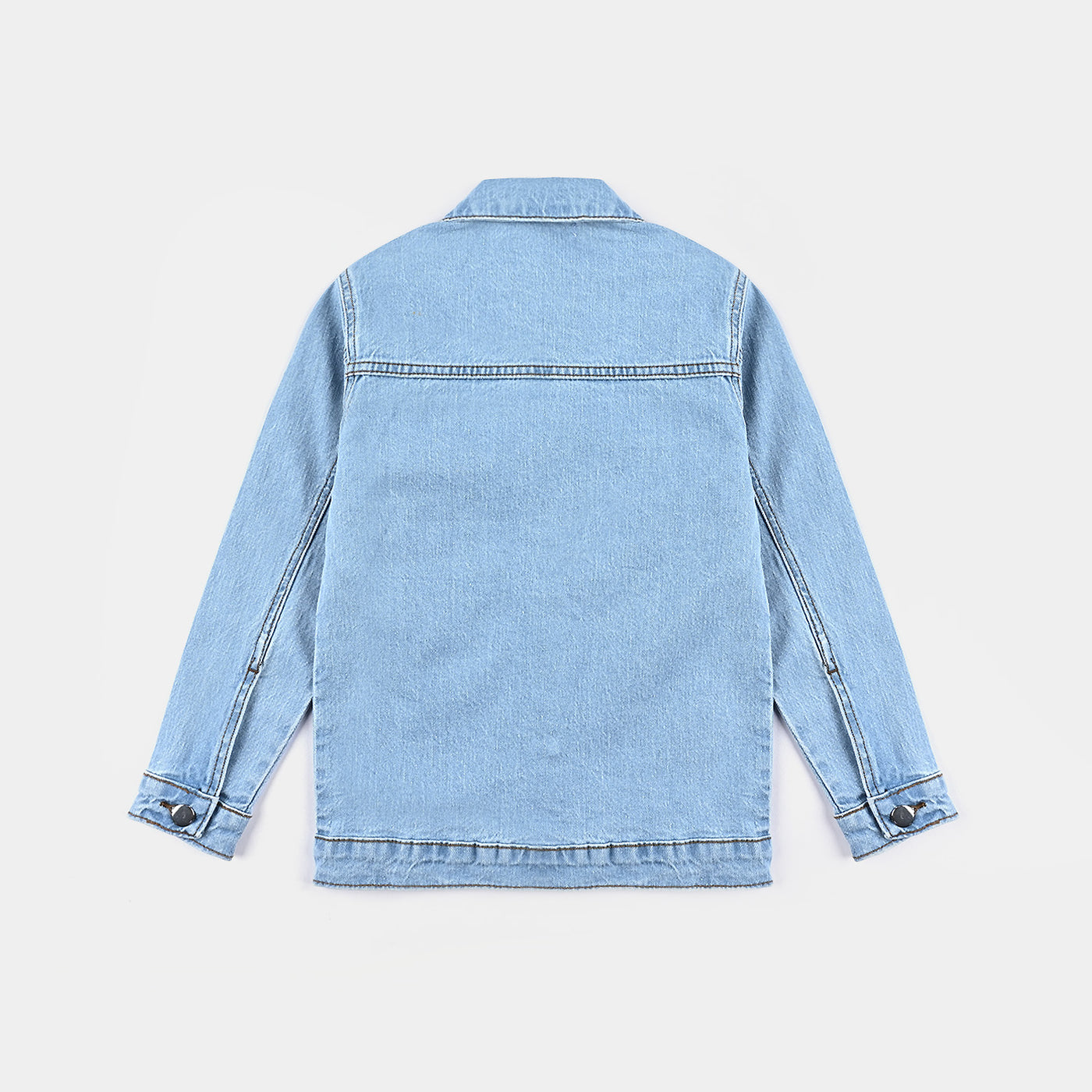 Girls Denim rigid Jacket Smiley-Ice Blue