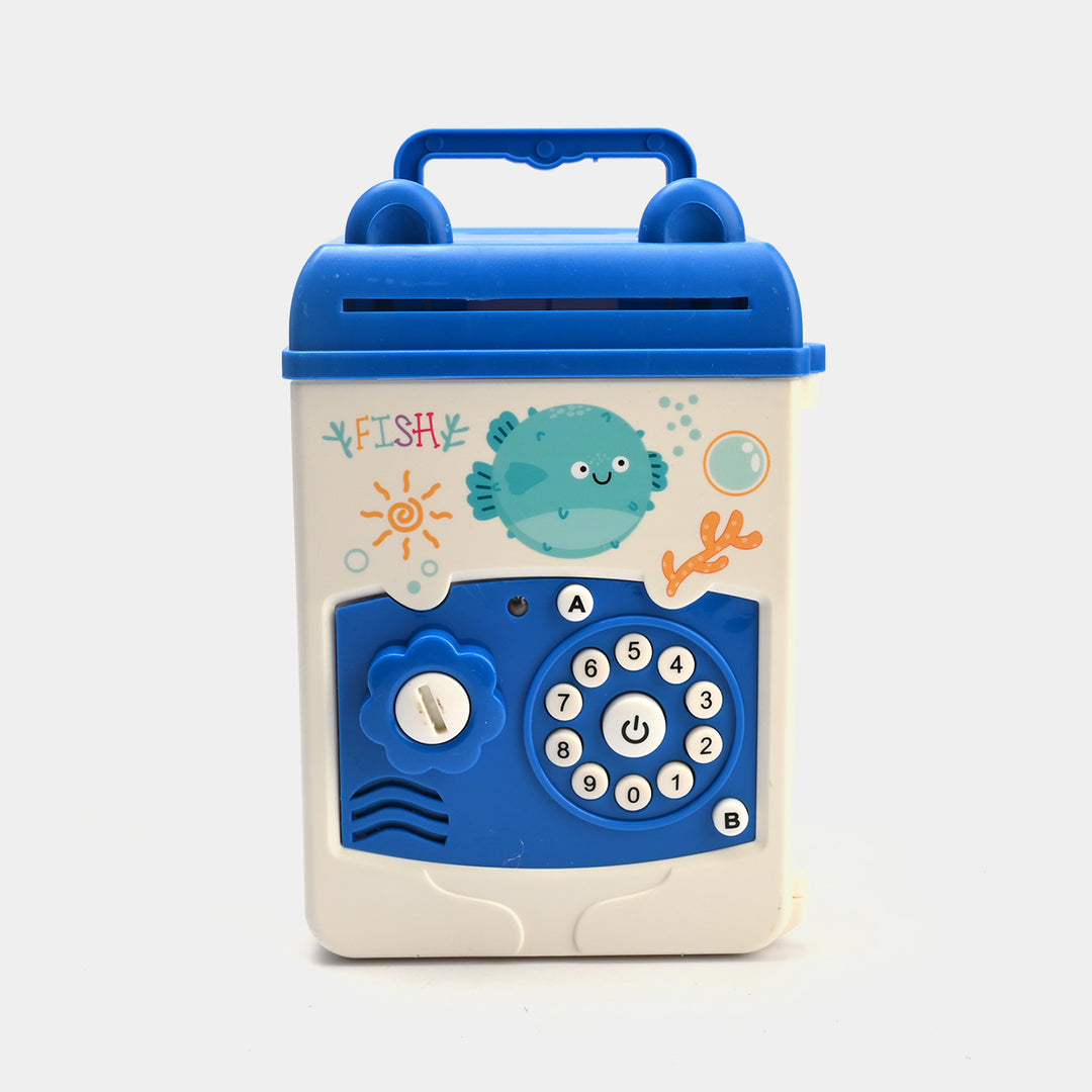 Money Safe Electric Lock Kids ATM Machine