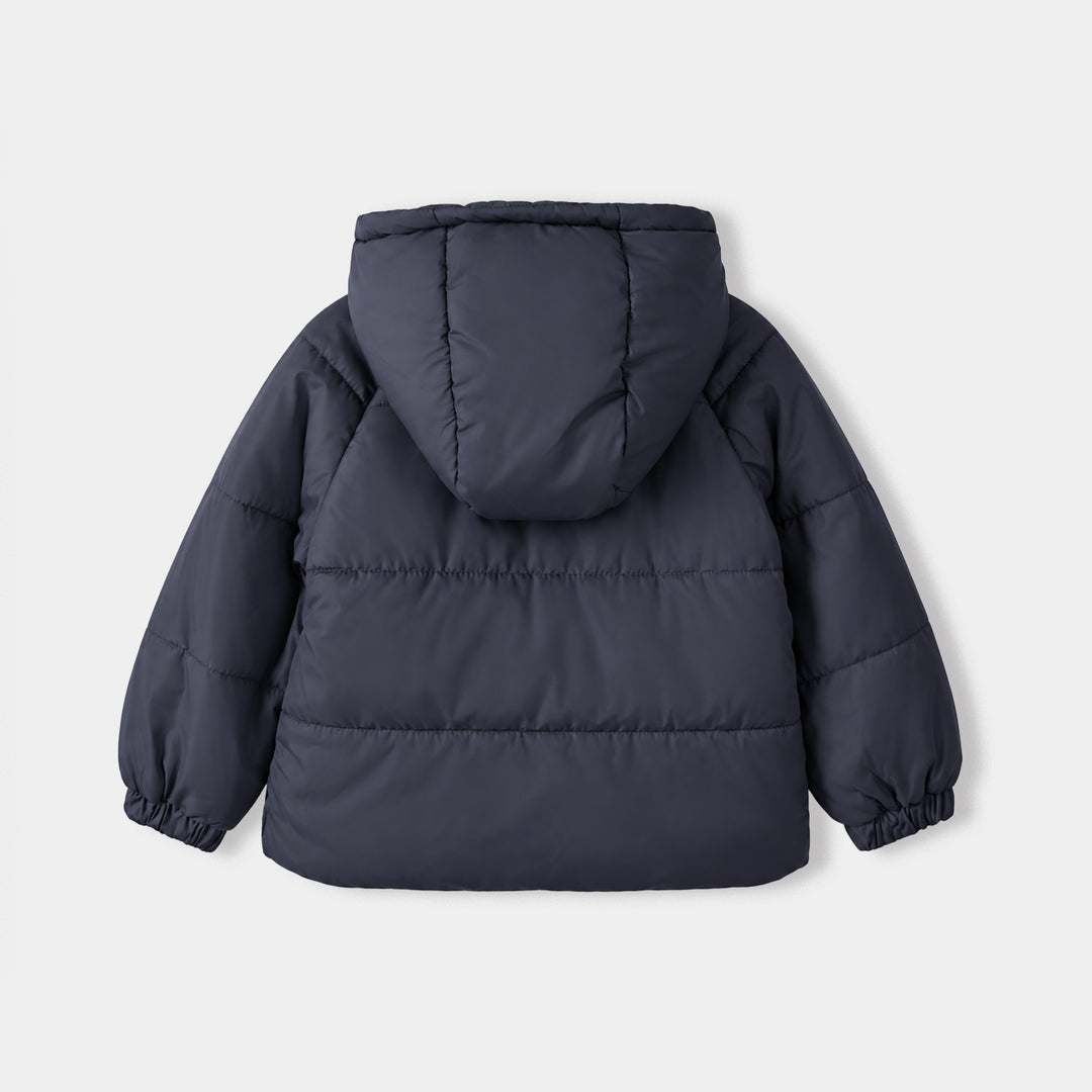 Boys Polyester Puffer Jacket New Adventures-GREY