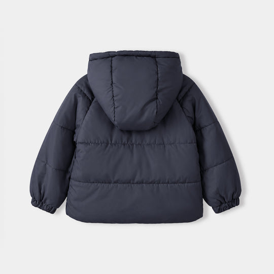Boys Polyester Puffer Jacket New Adventures-GREY