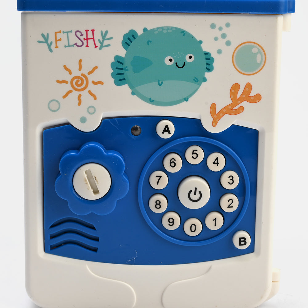 Money Safe Electric Lock Kids ATM Machine