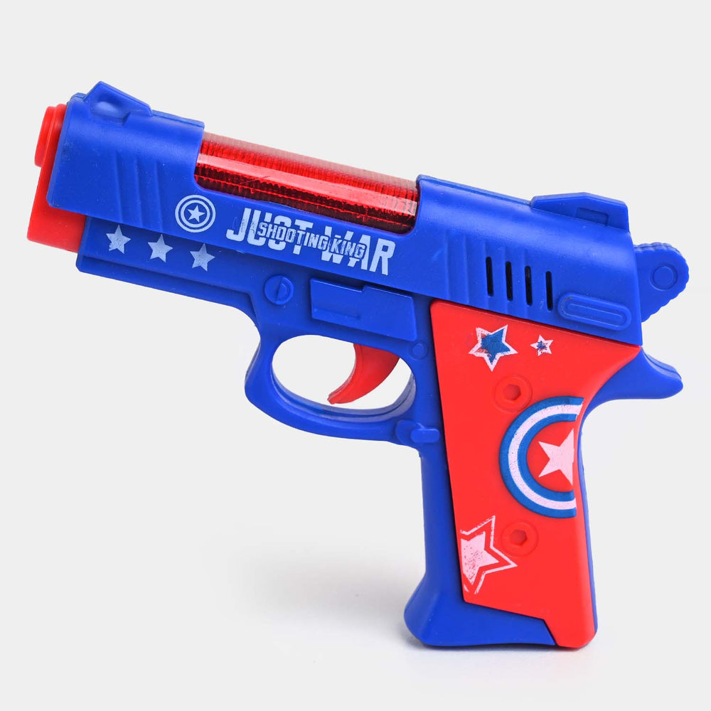 Mini Pistol Colorful Toy with Flashing Light and Music