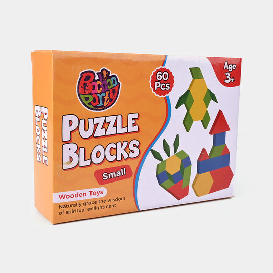 Wooden Puzzle Block Kids Educational Toy | 60PCs