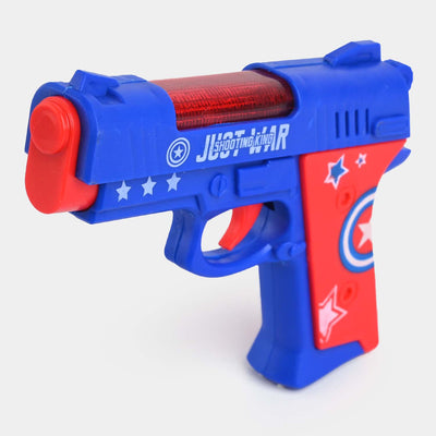 Mini Pistol Colorful Toy with Flashing Light and Music