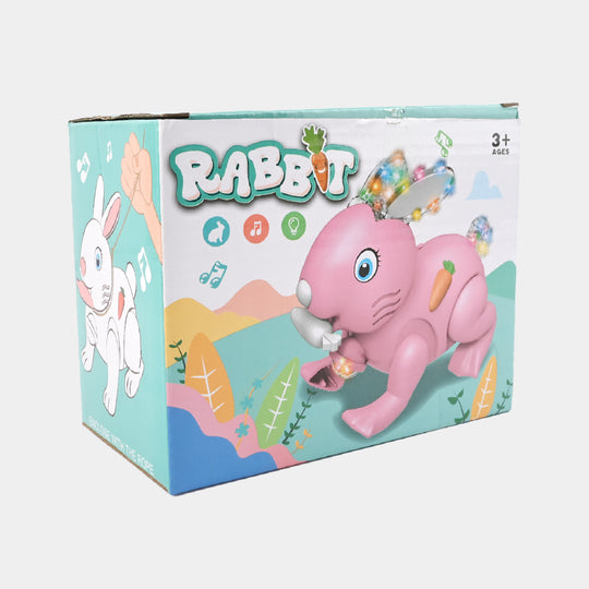 Rabbit Music/Lighting Toy For Kids | Pink