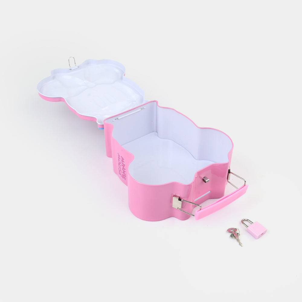Metal Coin/Money Box with Lock For Kids