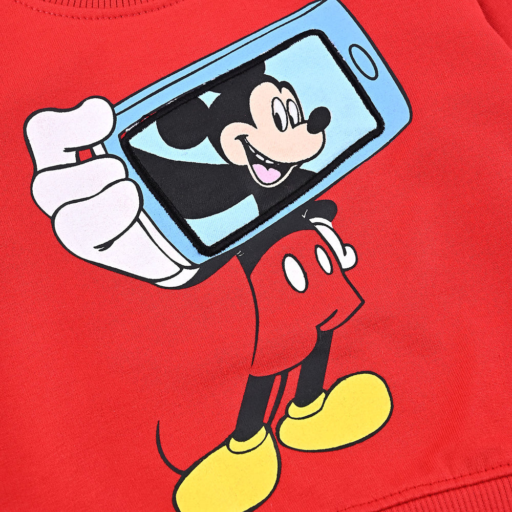 Infant Boys Cotton Terry Sweatshirt Character-H.R.Red