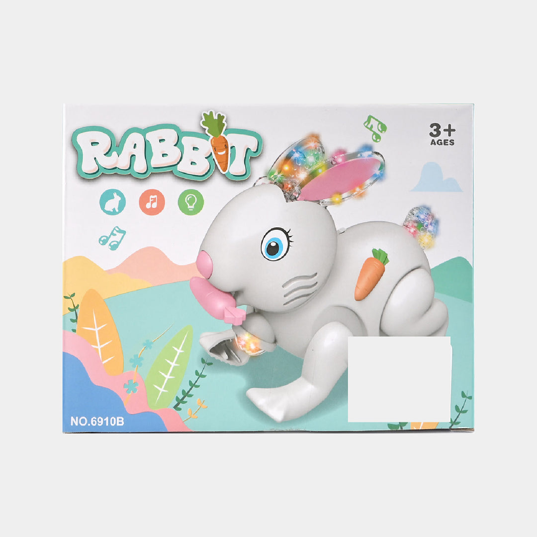 Rabbit Music/Lighting Toy For Kids | Pink