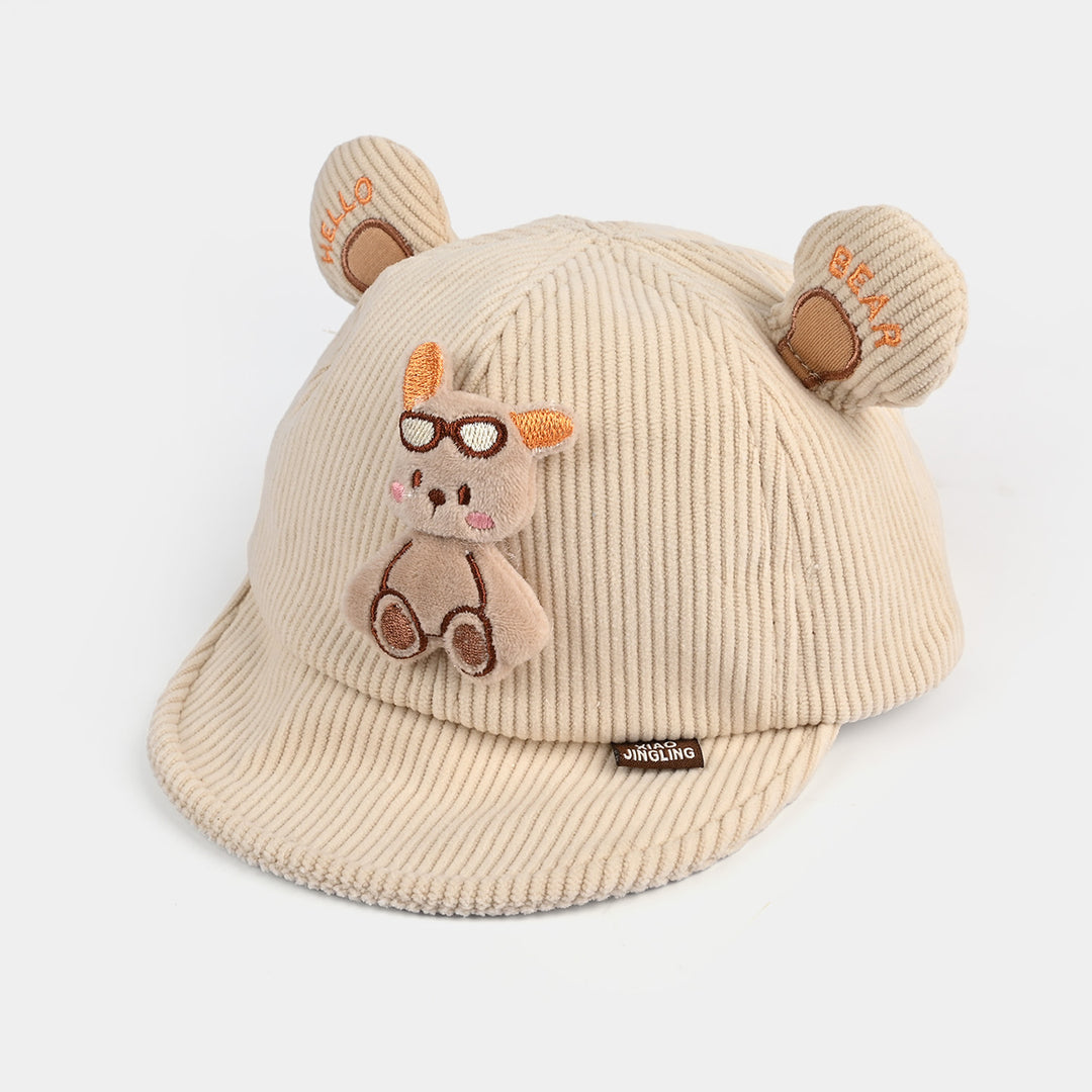 BABY SUN PROTECTION CAP/HAT | 1550-OFF WHITE