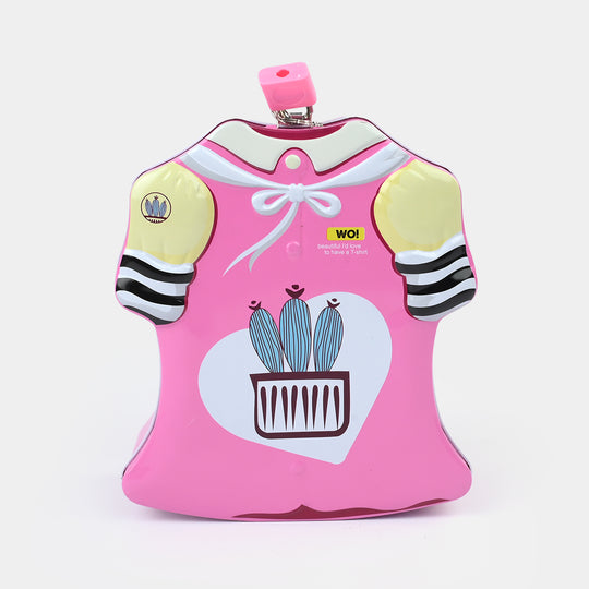 Metal Coin/Money Box with Lock For Kids