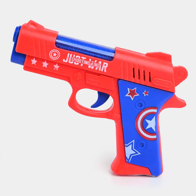 Mini Pistol Colorful Toy with Flashing Light and Music