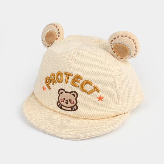 BABY SUN PROTECTION CAP/HAT | 1550-WHITE