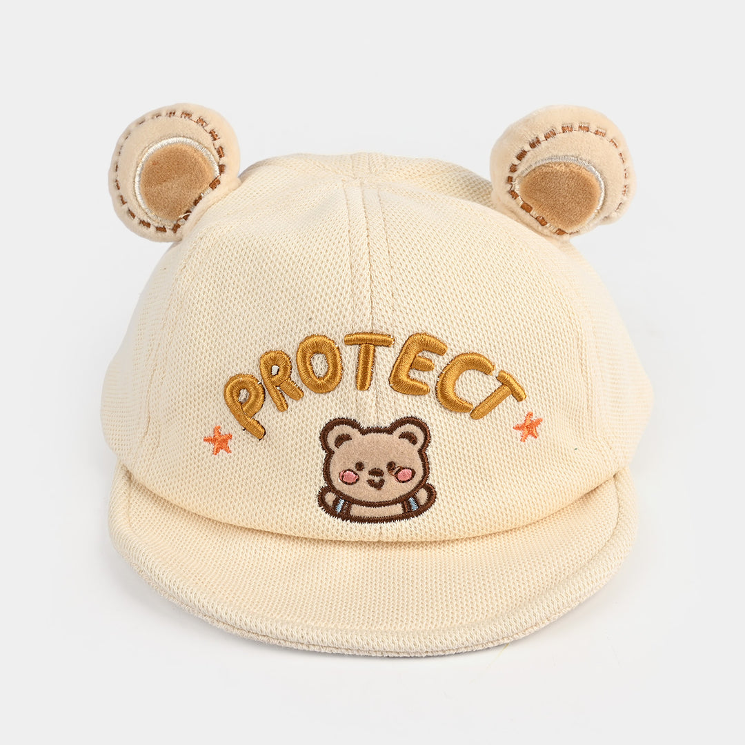 BABY SUN PROTECTION CAP/HAT | 1550-WHITE