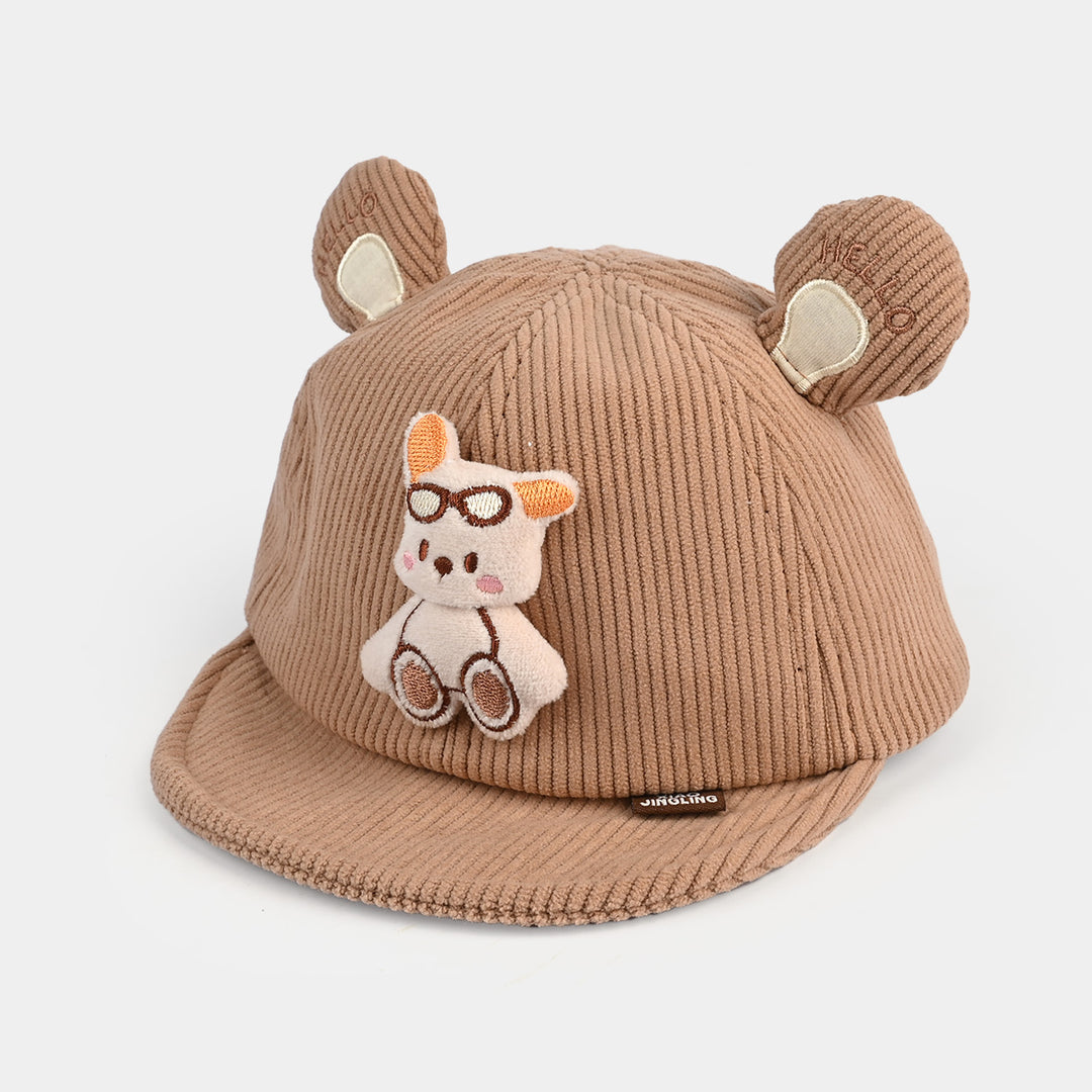 BABY SUN PROTECTION CAP/HAT | 1550-BROWN