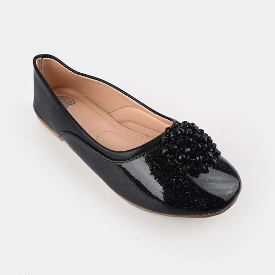 Girls Pumps 11-43-BLACK