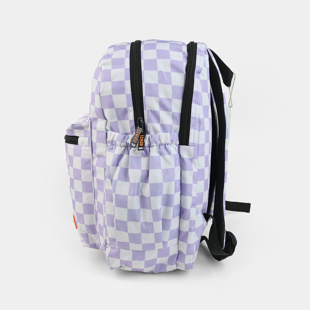 Levup Lavender Checks Backpack