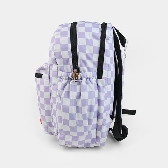 Levup Lavender Checks Backpack