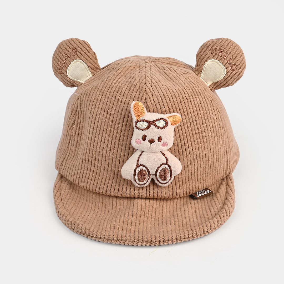 BABY SUN PROTECTION CAP/HAT | 1550-BROWN