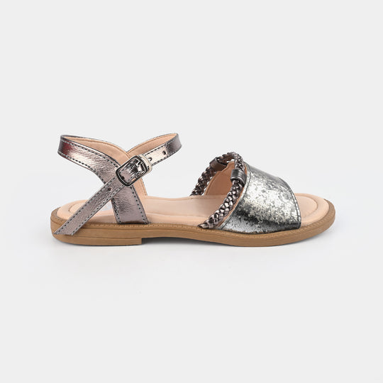 Girls Sandal 456-96-SILVER