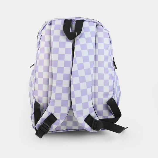 Levup Lavender Checks Backpack