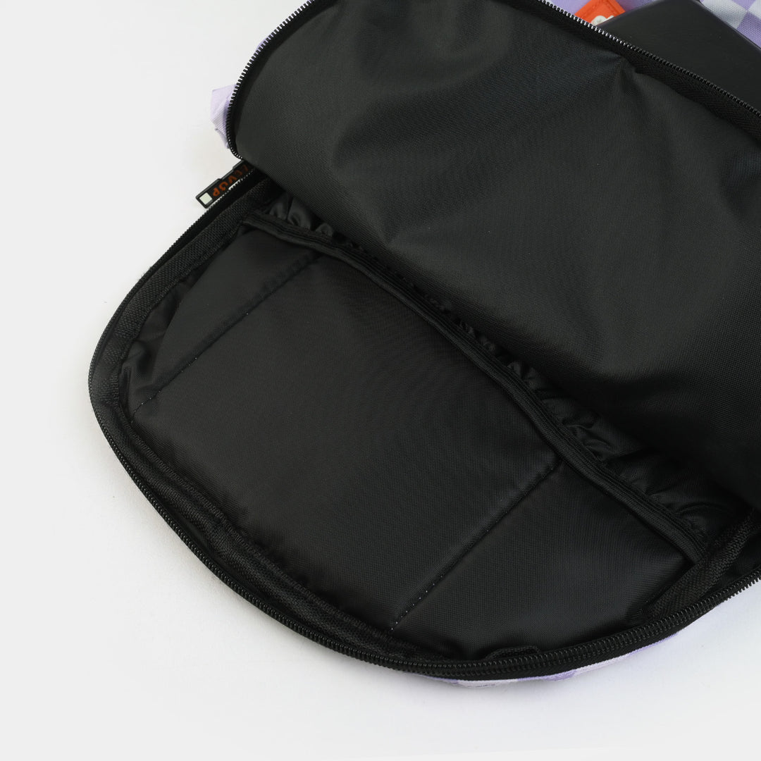 Levup Lavender Checks Backpack