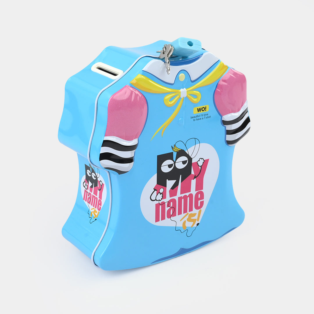 Metal Coin/Money Box with Lock For Kids
