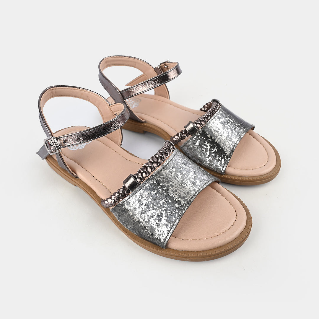 Girls Sandal 456-96-SILVER