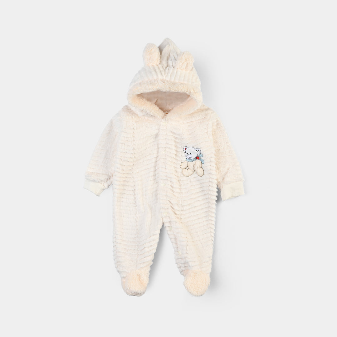 Infant Unisex Romper-Cream