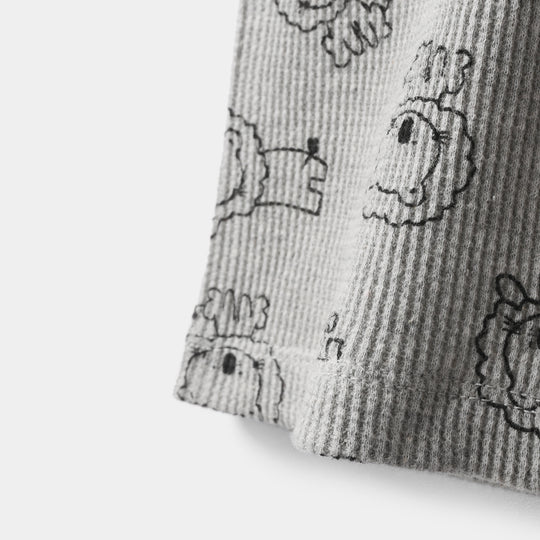 Infant Boys Thermal Shorts (Lion) - Grey