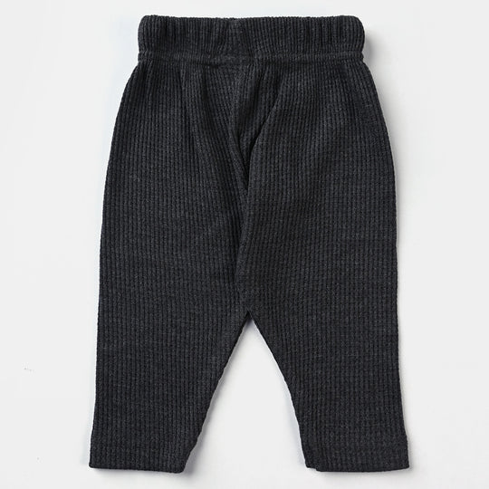 Infants Unisex Thermal Inner Wear-CHARCOAL