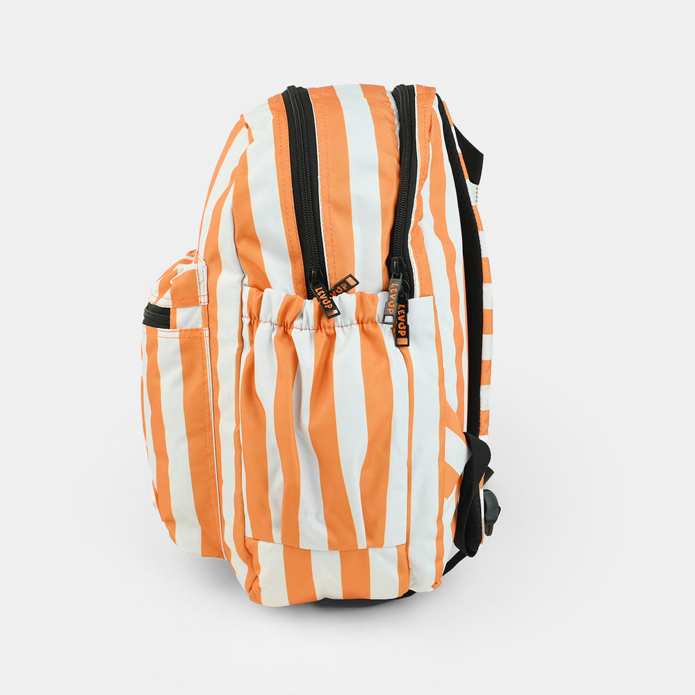 Levup Orange Stripes Backpack