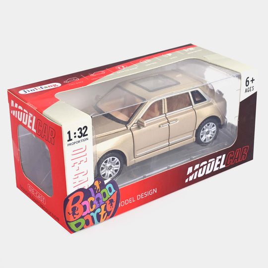 DIE-CAST MODEL PULLBACK CAR WITH LIGHT MUSIC