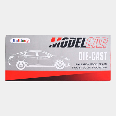 DIE-CAST MODEL PULLBACK CAR WITH LIGHT MUSIC