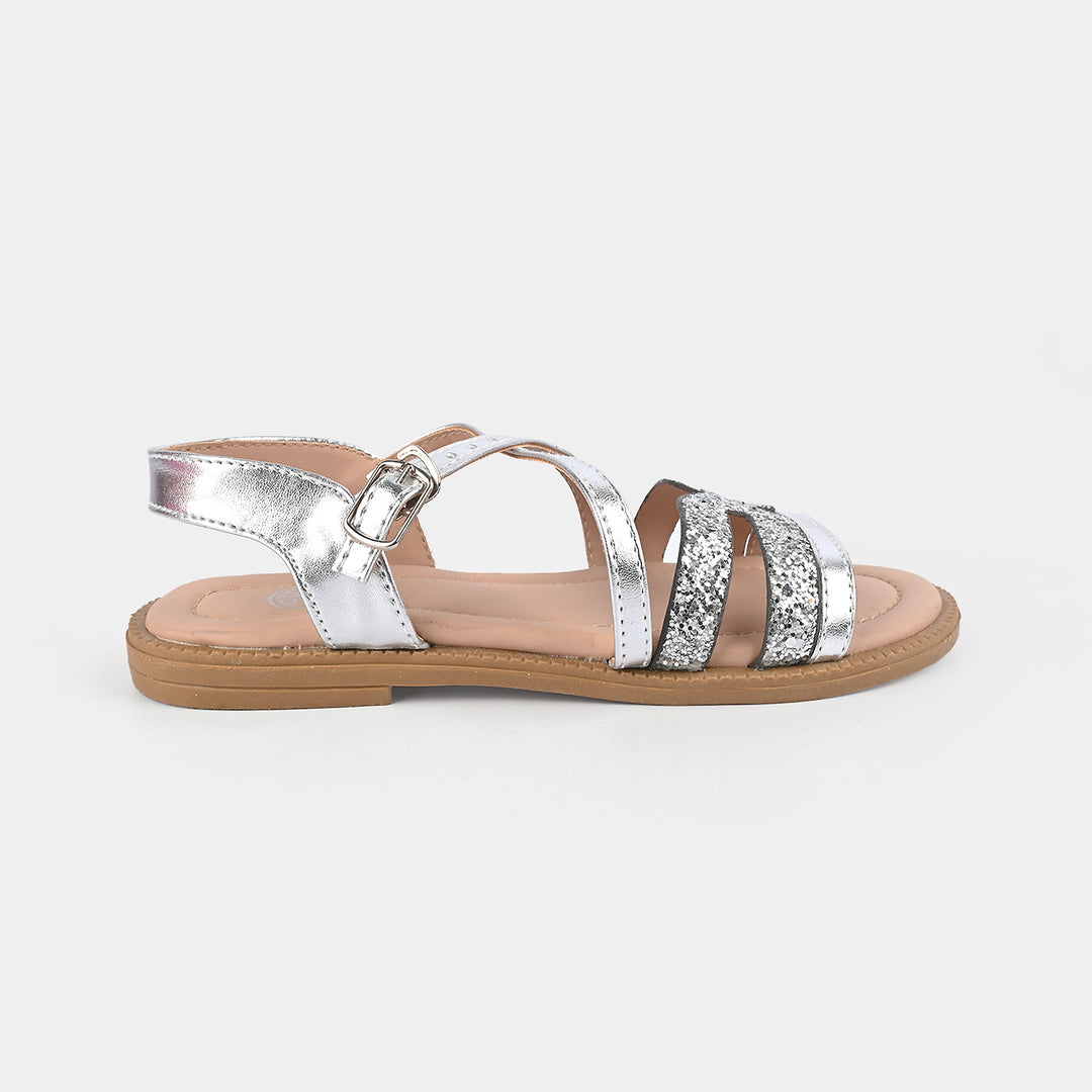 Girls Sandal 1031-8-SILVER