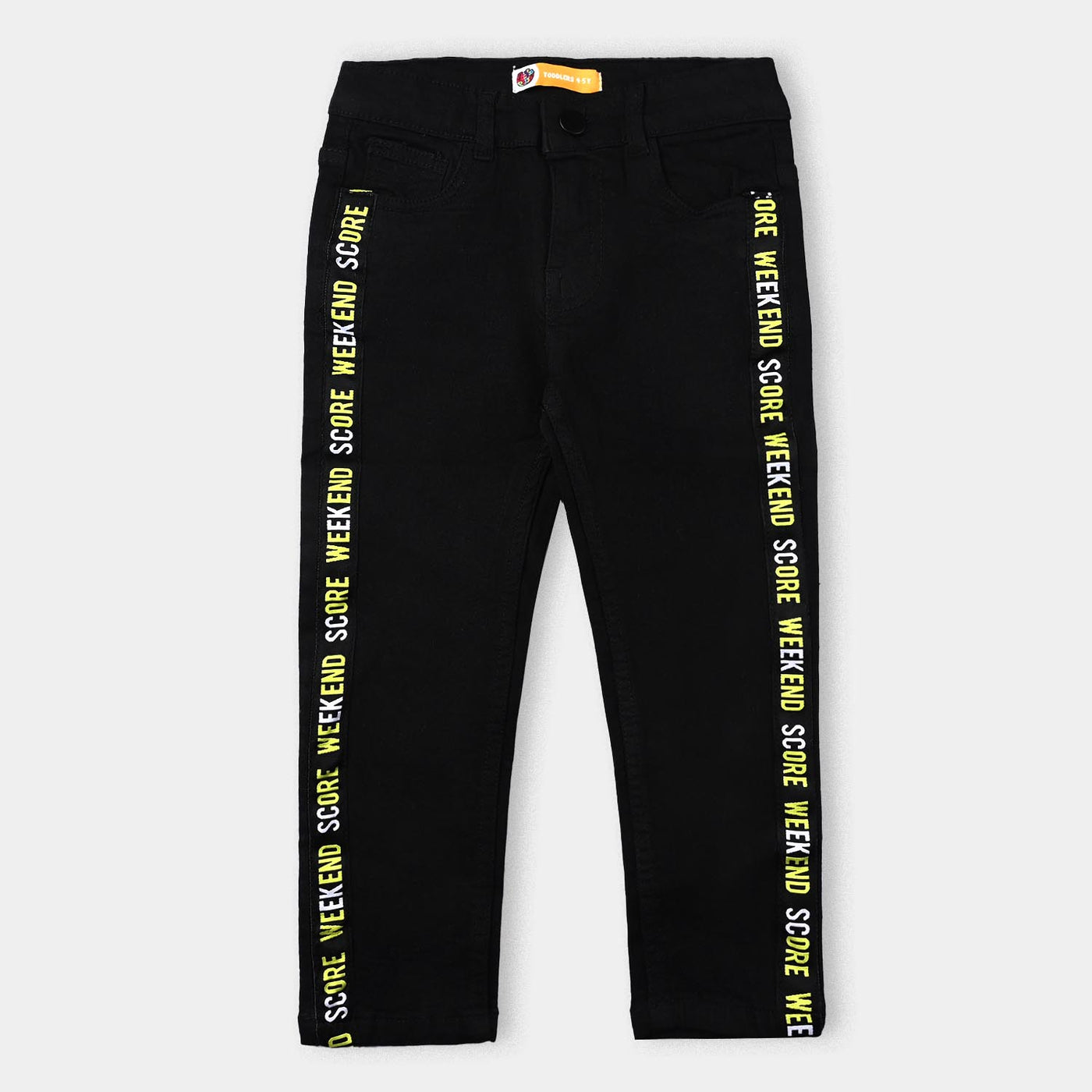 Boys Denim Stretch Pant Weekend Score-BLACK