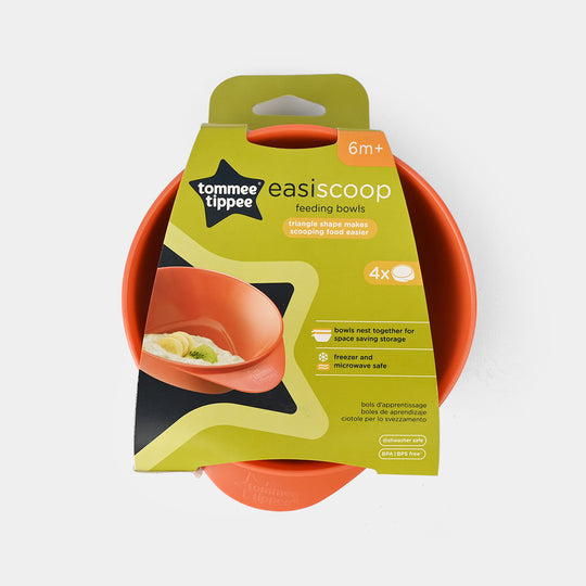 Tommee Tippee Easiscoop Feeding Bowls – 4-Pack
