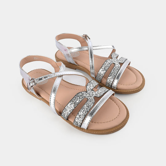 Girls Sandal 1031-8-SILVER