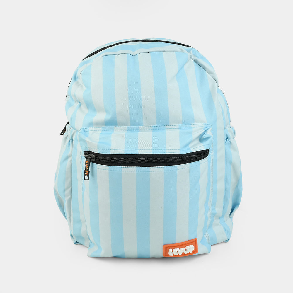 Levup Sky Blue Stripes Backpack