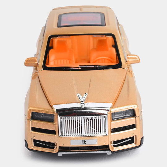 DIE-CAST MODEL PULLBACK CAR WITH LIGHT MUSIC