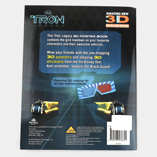 Tron Legacy 3D Poster Activity Book