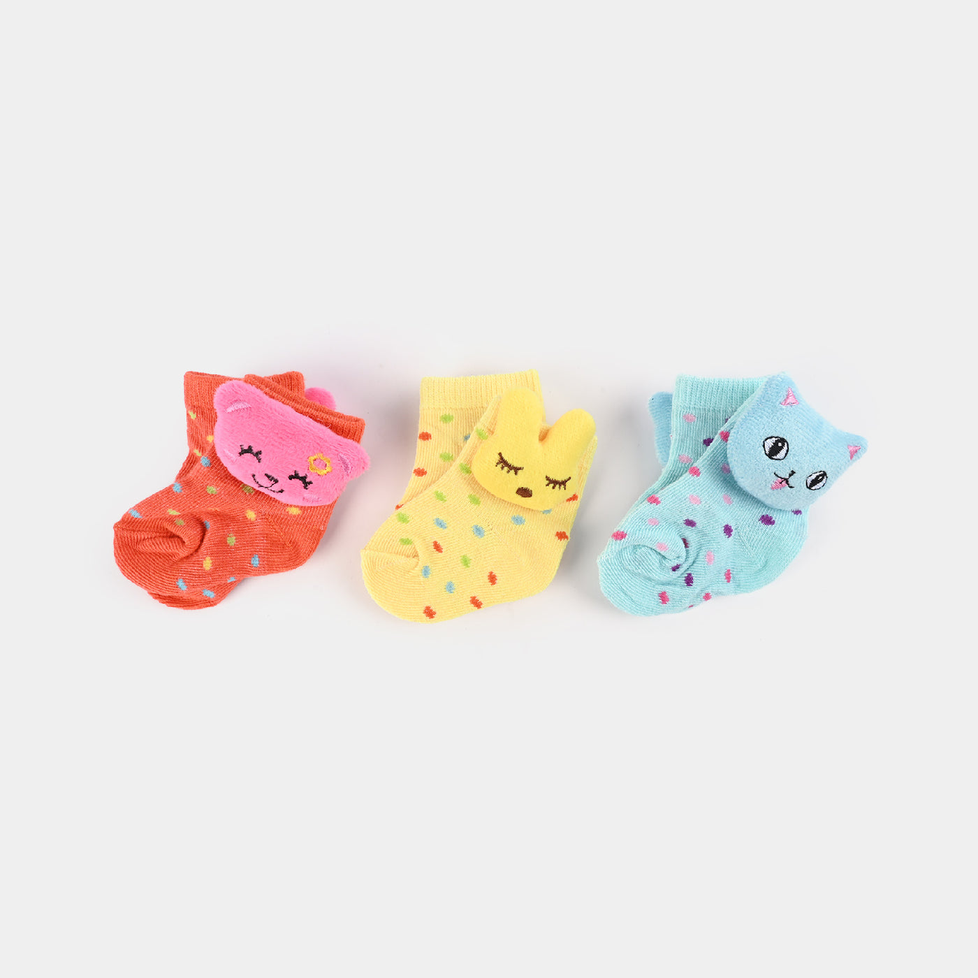 Character Baby Socks 3PCs Set | 0-12M