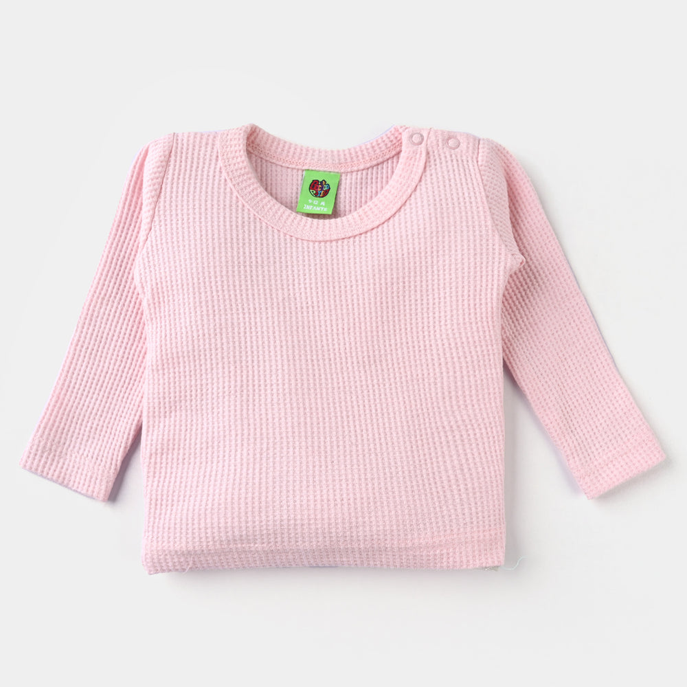 Infant Unisex Thermal Inner Wear -Pink