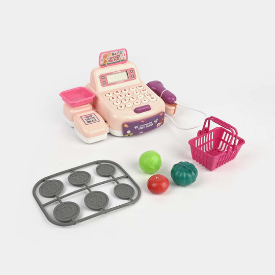 Toy Cash Register Play Set With Light & Sound