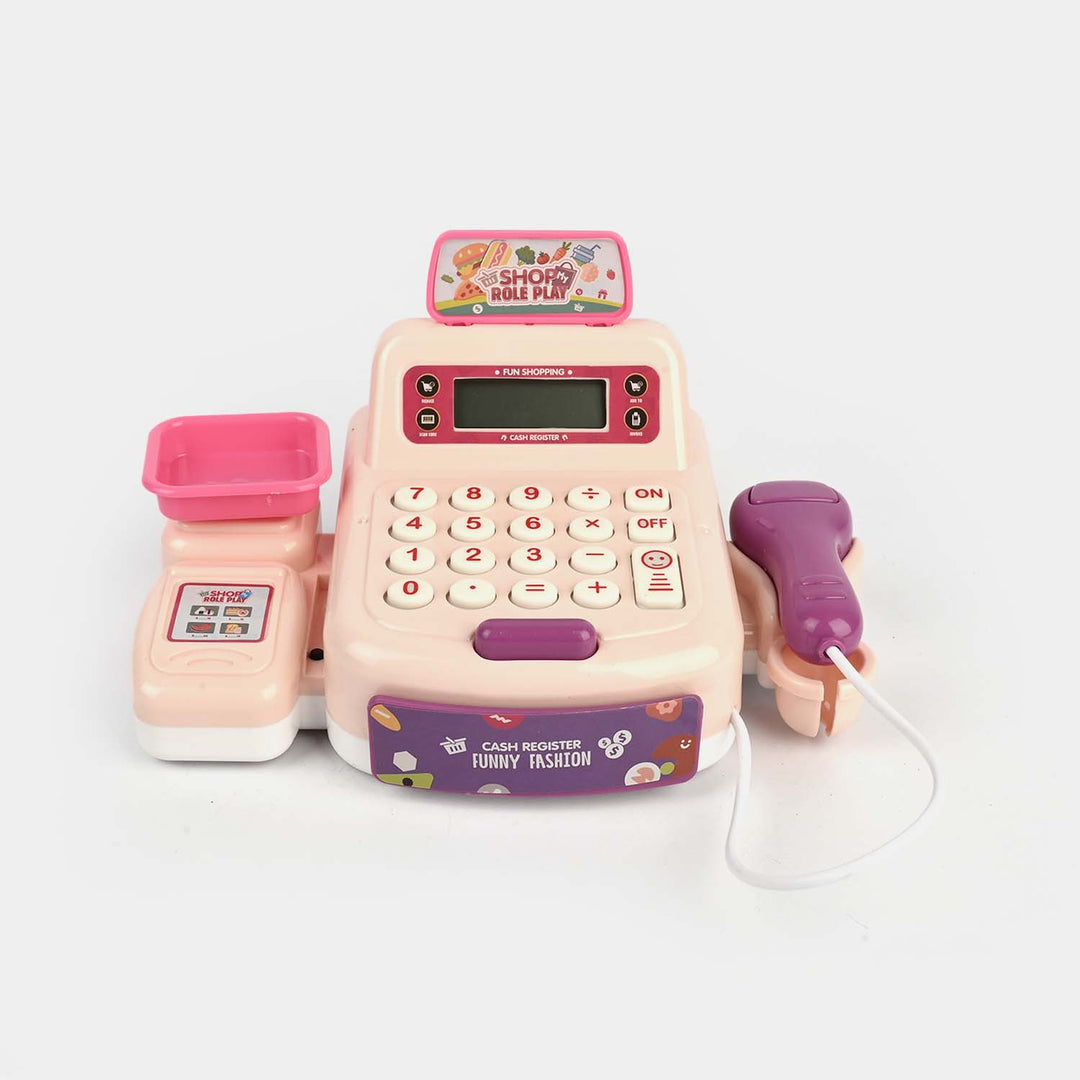 Toy Cash Register Play Set With Light & Sound